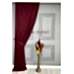Hazır Bordo Düz Fon Perde