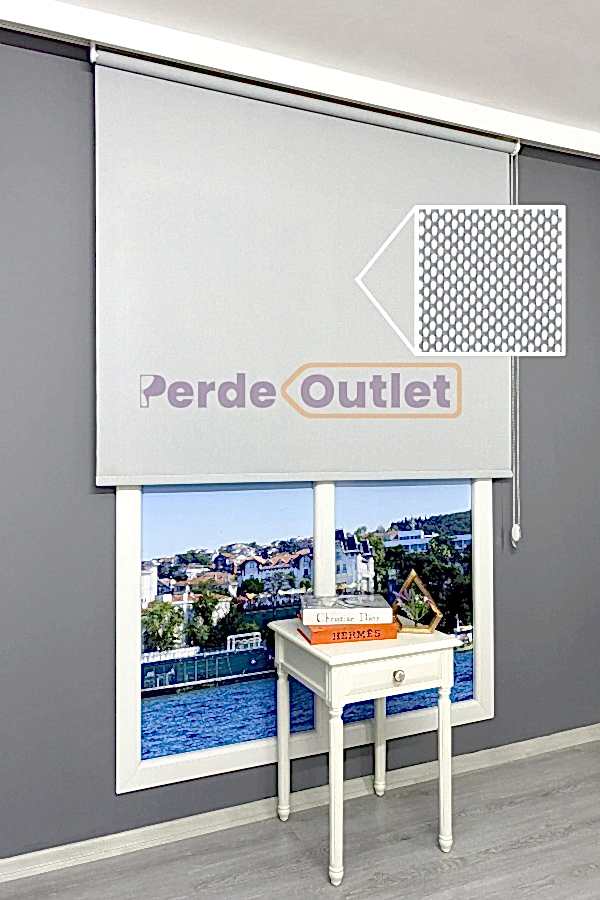 Gri Screen Stor Perde